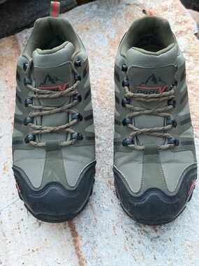 NORTIV 8 Mens 8 Hiking Shoes Softshell Trail Outdoor Lightweight Green